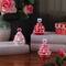 Miss Valentine 4.5" Ceramic Miniature Trees Set, 3ct.